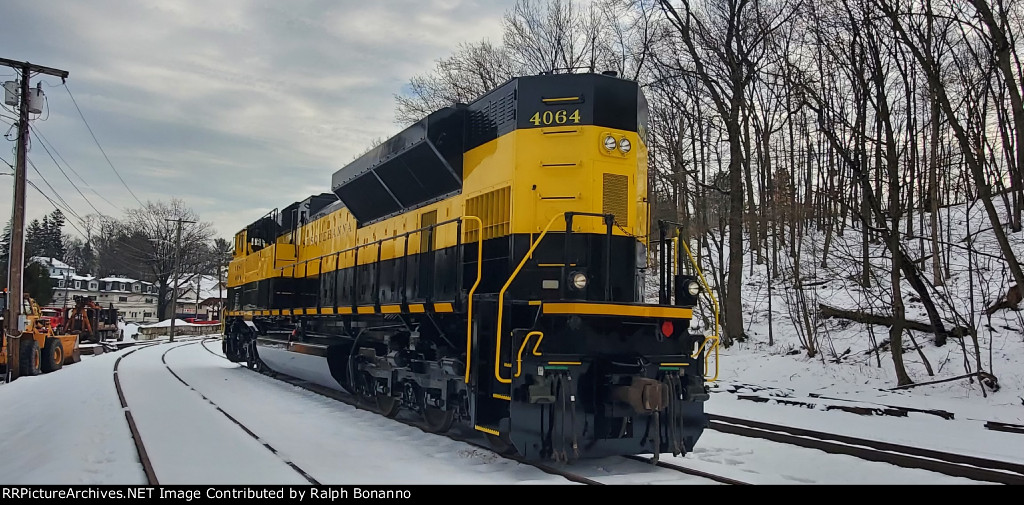 Rear view of freshly painted SD70M-2 4064 